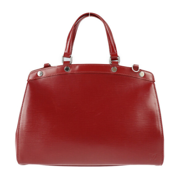 LOUIS VUITTON Red Leather Tote Bag - Picture 1 of 10